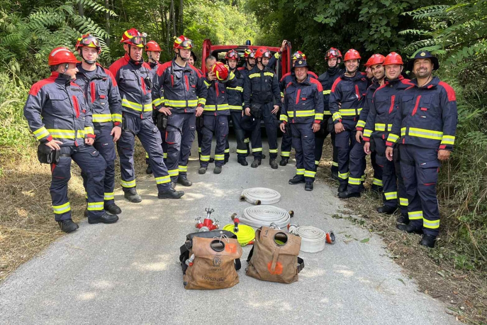 Vatrogasna vježba izvr&scaron;nih članova dru&scaron;tva DVD-a Župa dubrovačka "Grbavac 2023" (FOTO)