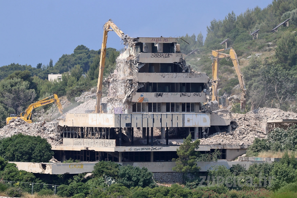 ŽuTV; Kako je ex hotel Pelegrin nestao za dvadesetak dana (VIDEO)