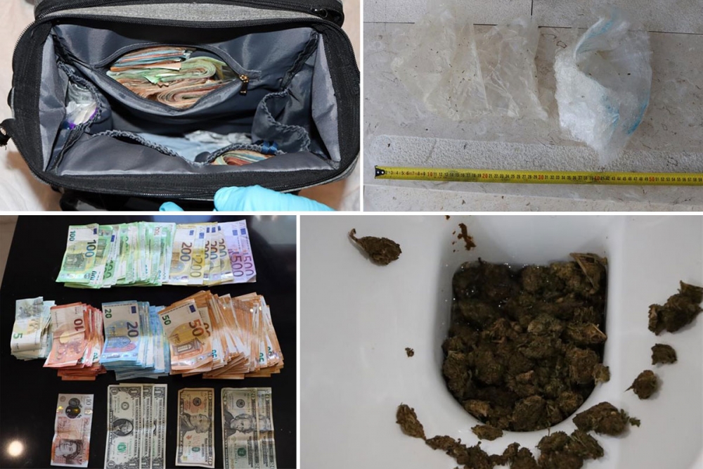 Pretragom stana na Zvekovici policija prona&scaron;la veću količinu droge i novac od prodaje droge