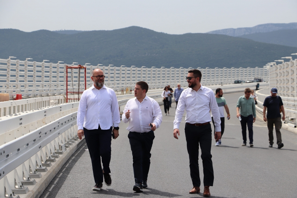 Ministar Butković; Pelje&scaron;ki most ćemo otvoriti krajem srpnja, zajedno s dijelom pristupnih cesta