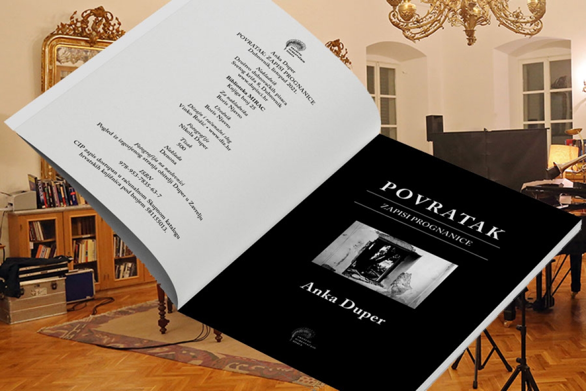 Predstavljanje knjige  &ldquo;Anka Duper: Povratak &ndash; zapisi prognanice&rdquo; u Čitaonici Narodne knjižnice Grad