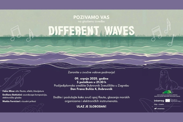Glazbena izvedba Zaronimo u zvučne valove podmorja - Different Waves