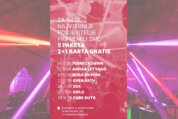 Culture Club Revelin pripremio posebnu ponudu za na&scaron;e građane!