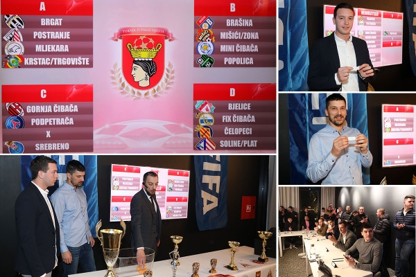 Ždrijeb kao na velikim natjecanjima - Tko protiv koga u grupama Turnira župskih mjesta? (FOTO)