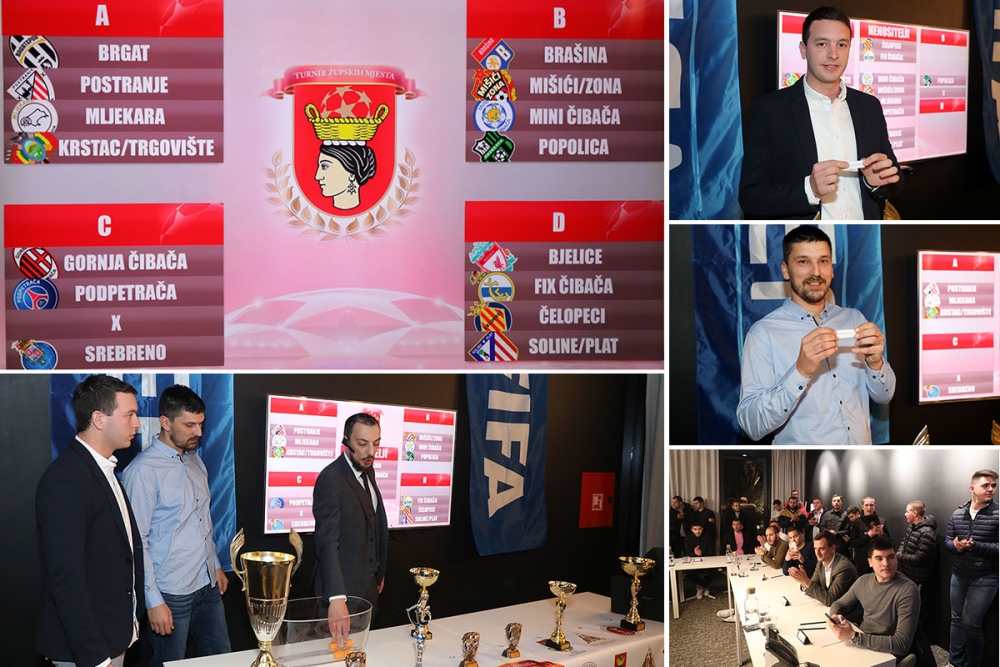 Ždrijeb kao na velikim natjecanjima - Tko protiv koga u grupama Turnira župskih mjesta? (FOTO)