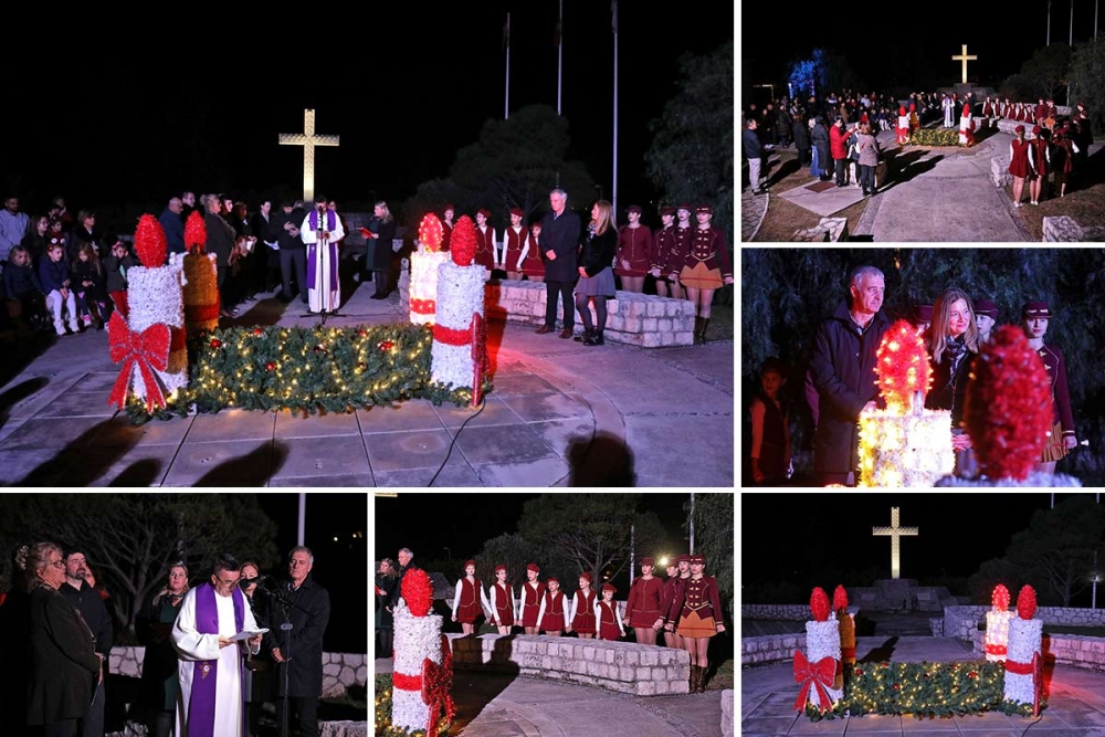 Načelnik Silvio Nardelli i direktorica TZ Anamarija Kusalo upalili prvu adventsku svijeću (FOTO)