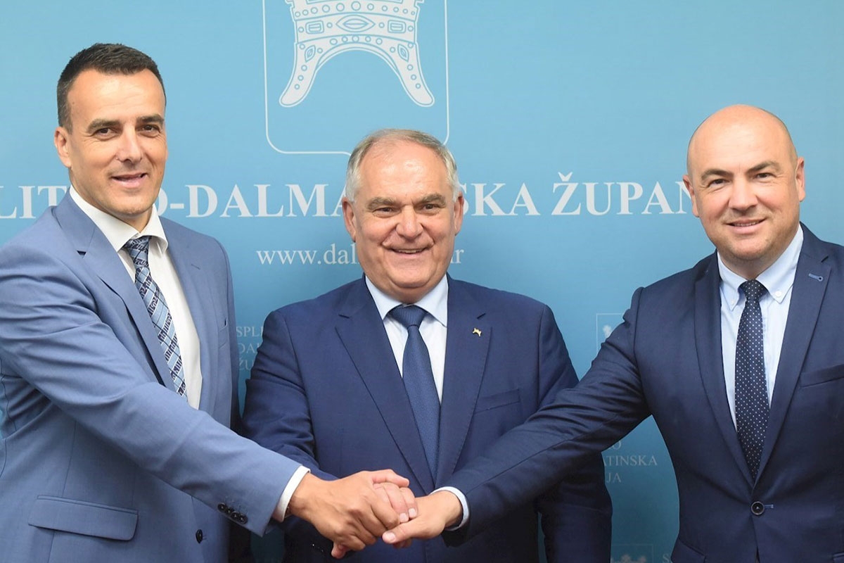Župan Pezo i zamjenik Cebalo u Splitu na sastanku sa splitsko-dalmatinskim i &scaron;ibensko-kninskim županima