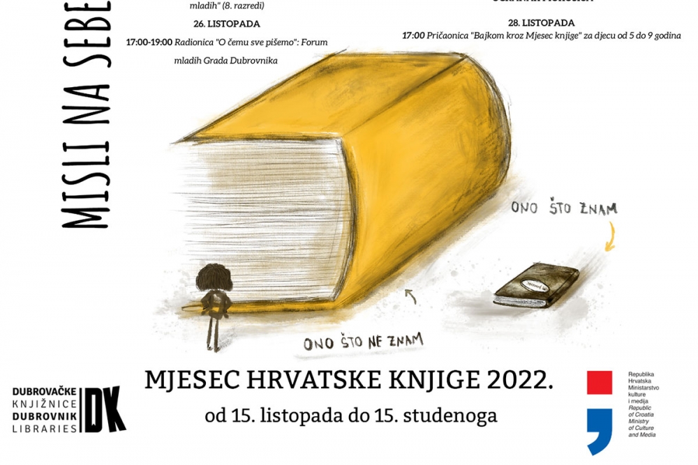 Drugi tjedan Mjeseca hrvatske knjige u Dubrovačkim knjižnicama