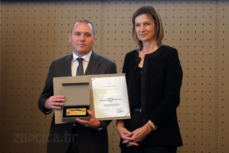 Hotelima Dubrovačka Rivijera i ove godine Zlatna kuna Županijske komore Dubrovnik