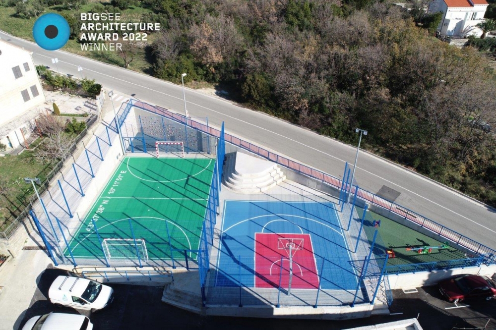Projekt multifunkcionalnog sportskog/dječjeg igrali&scaron;ta "Bra&scaron;ina" dobio nagradu BigSEE Architecture