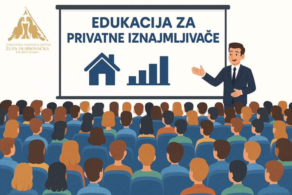 Turistička zajednica općine poziva na besplatnu edukaciju za privatne iznajmljivače