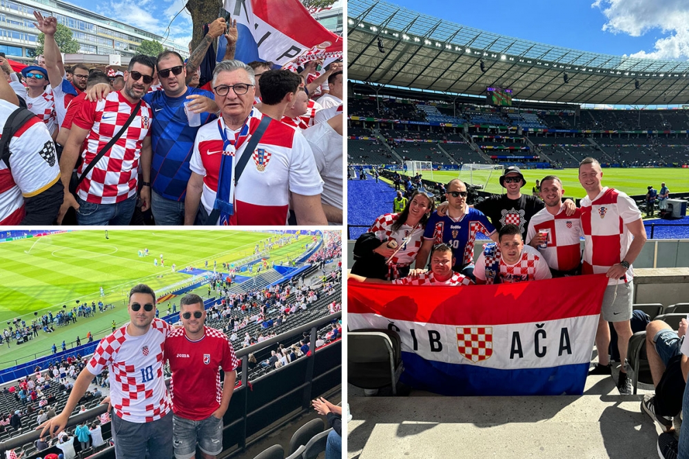 Igraj moja Hrvatska !! Župljani na ulicama Berlina i Olympiastadionu pred utakmicu sa &Scaron;panjolskom (FOTO)