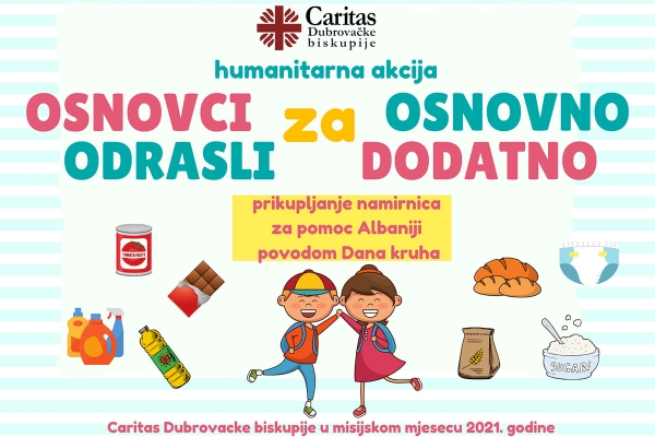Akcija dubrovačkog Caritasa za pomoć Albaniji: Osnovci za osnovno, odrasli za dodatno