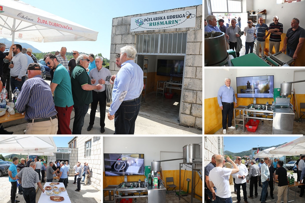 Pčelarska udruga Rusmarin pustila u pogon Liniju za proizvodnju satnih osnova od prirodnog voska (FOTO)