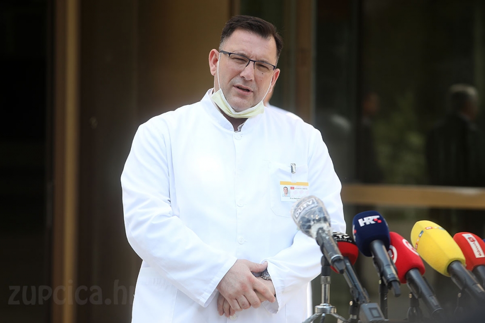 Županijski stožer; Dodatni kapaciteti su pripremljeni na Odjelu za ortopediju i traumatologiju