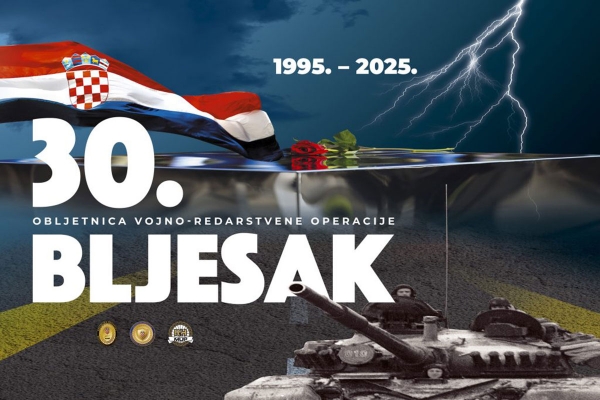 Obilježavanje jubilarne, 30. obljetnice vojno-redarstvene operacije Bljesak