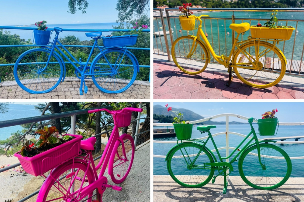 Turistička zajednica postavila veselo obojene bicikle, nova ukrasna mjesta za slikavanje