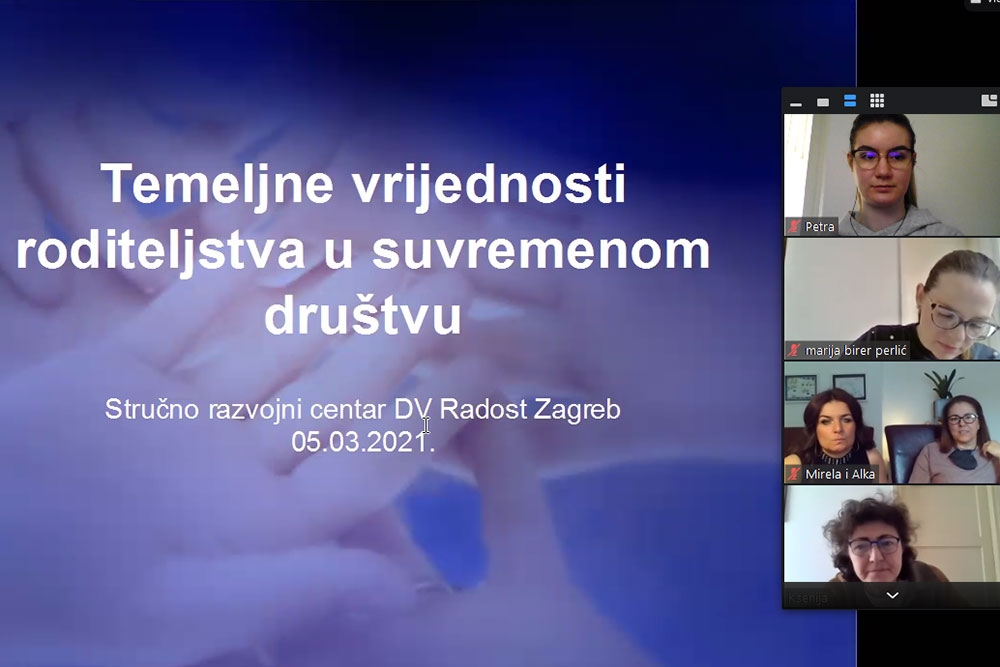 Prvi modul edukacije &bdquo;Rastimo zajedno&ldquo; (podr&scaron;ka roditeljstvu) u Dječjem vrtiću Župa dubrovačka