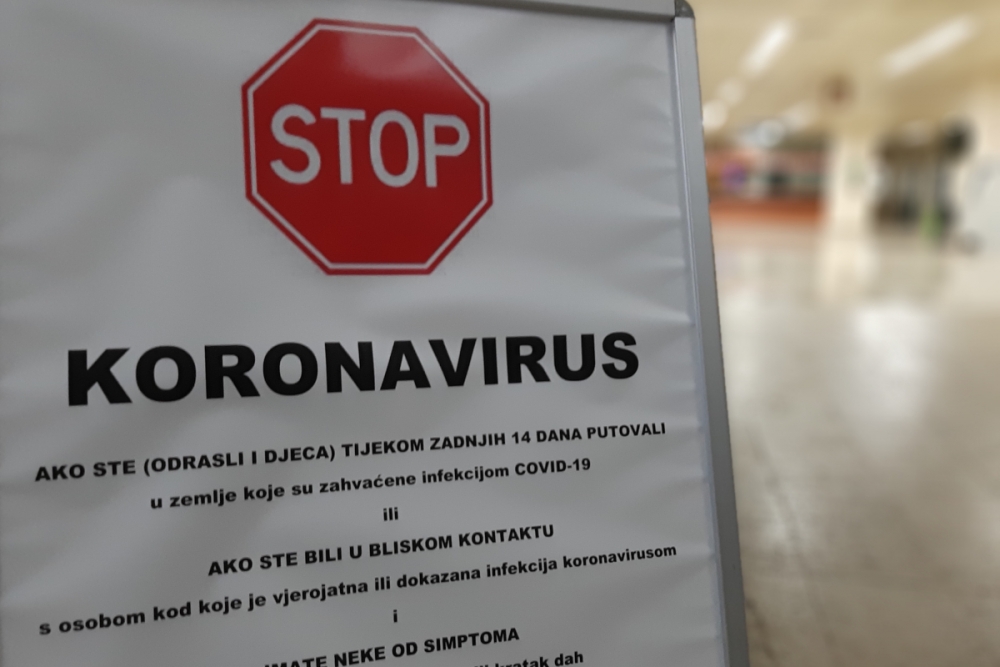 Priopćenje županijskog Stožera civilne za&scaron;tite; Trenutno u kućnoj samoizolaciji 84 osobe, dvije u karanteni