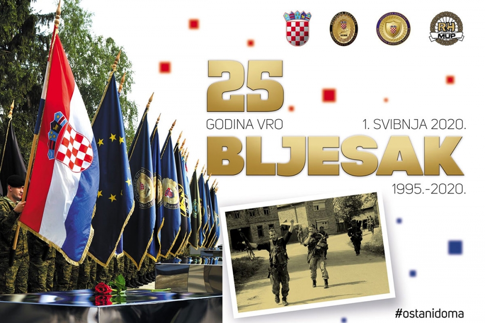 25. obljetnica vojno-redarstvene akcije "Bljesak", oslobađanja Okučana i zapadne Slavonije