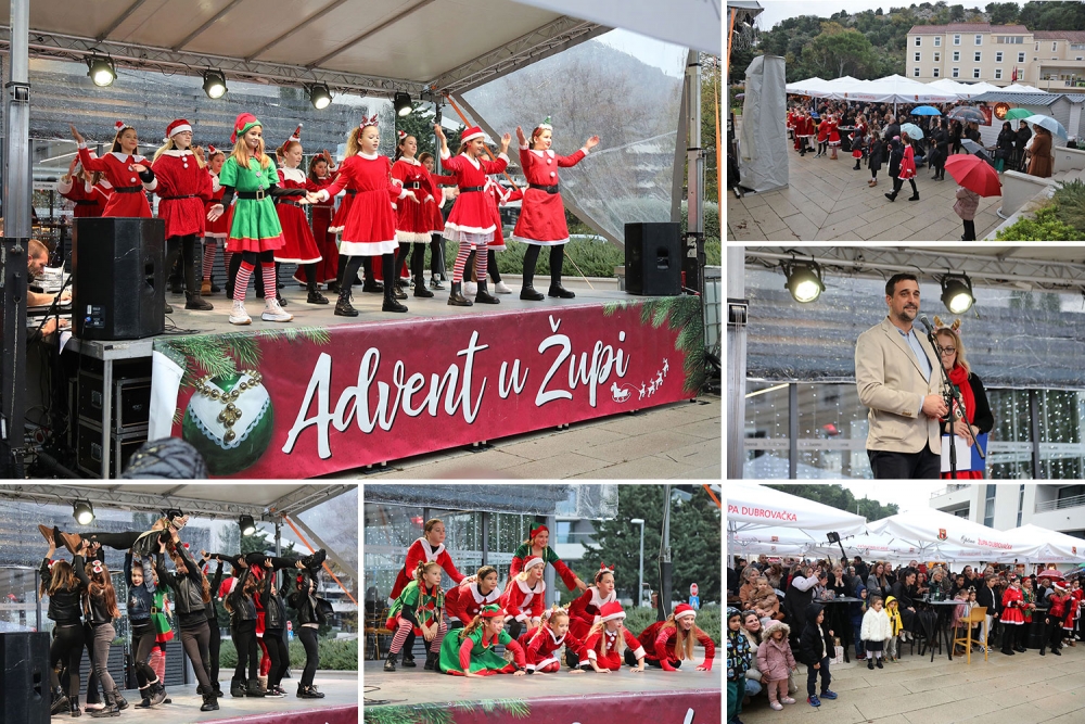 Advent u Župi otvoren uz Plesni party s mrazicama i vilenjacima (FOTOGALERIJA/VIDEO)