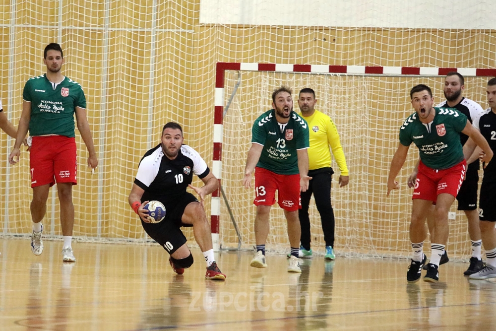 Župski rukometni klub Ardiaei u 15. kolu 2.HRL Jug uvjerljivo je slavio pod balonom u Korčuli