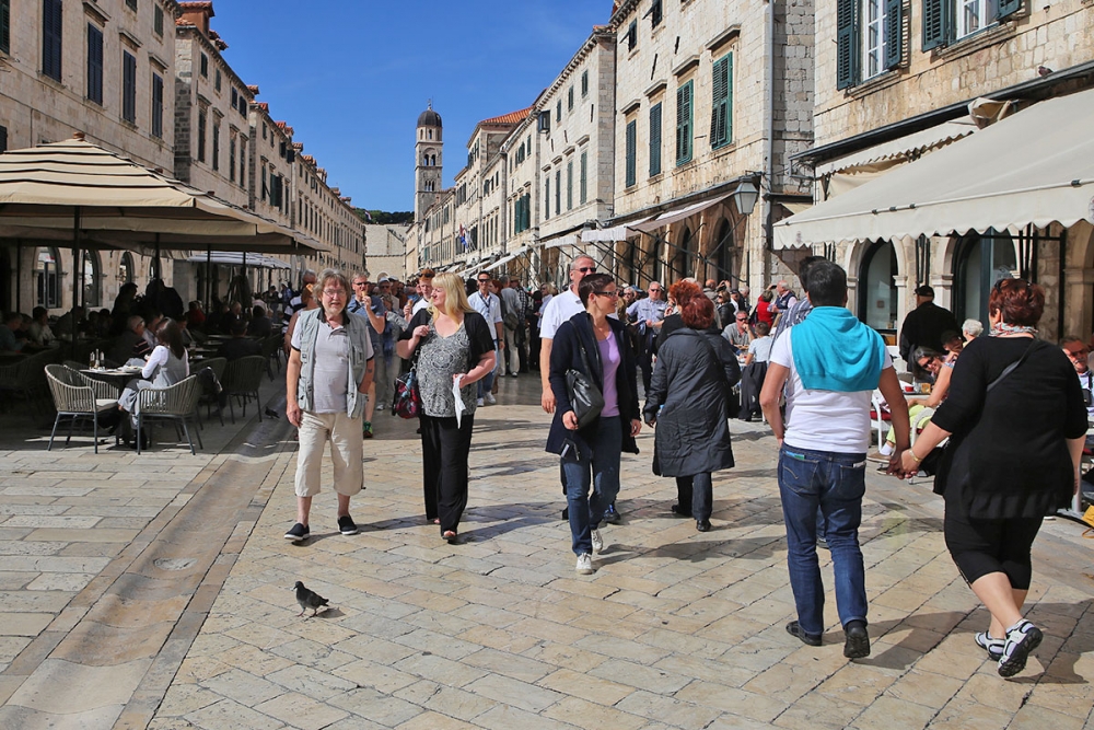 Na području Dubrovačko-neretvanske županije u srpnju &scaron;est posto vi&scaron;e gostiju nego lani