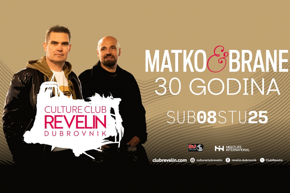 Ulaznice su već u prodaji; &bdquo;Ako te pitaju&ldquo; reci im da se fe&scaron;ta s Matkom i Branom u Revelinu!