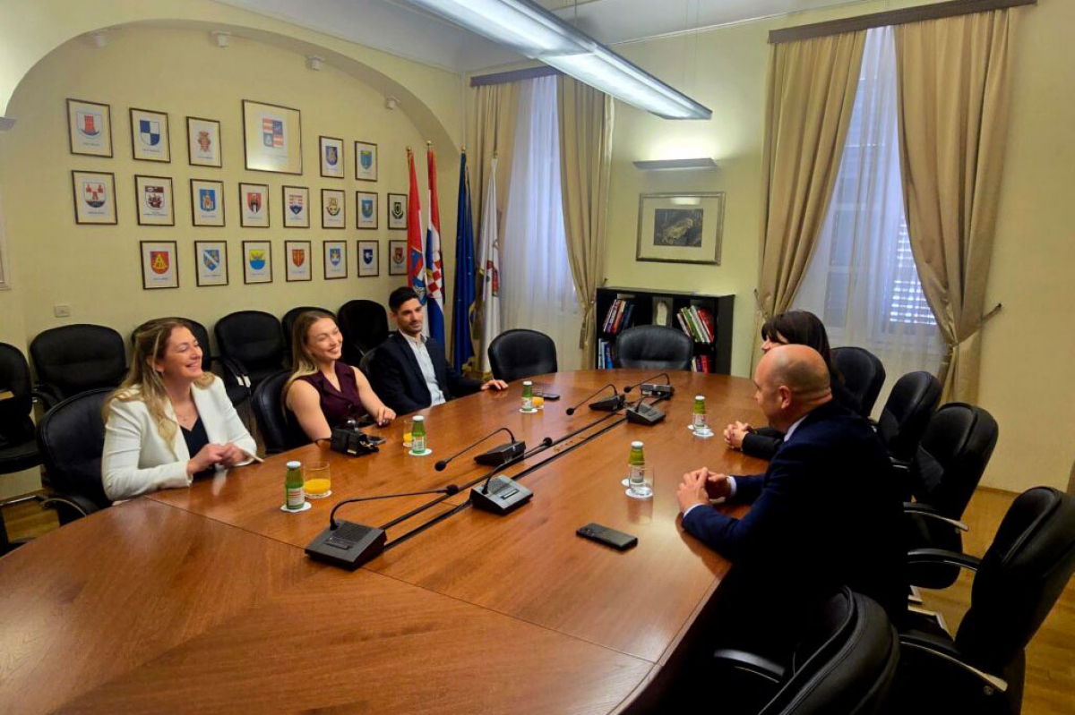 Župan Pezo i pročelnica Dadić primili Ivu Oberan, osvajačicu brončane medalje na Europskom prvenstvu u judu