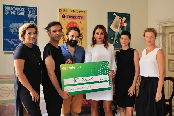 Dugogodi&scaron;nji partner Igara OTP banka donirala 180.000 kuna za premijeru Držićeve &bdquo;Grižule&ldquo;