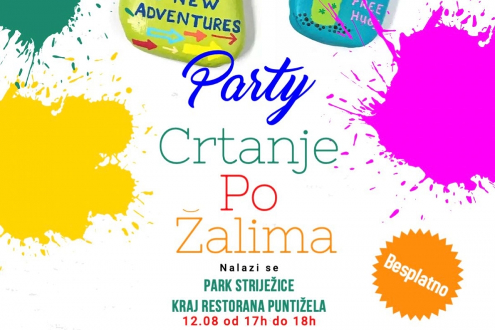 Vikend događaj u Parku Striježice; Party Crtanje po žalima