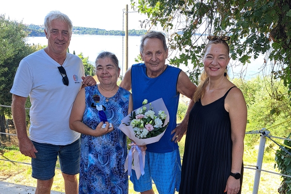 Turistička zajednica dodijelila priznanje paru iz Če&scaron;ke koji od 2008. godine ljetuje u Platu