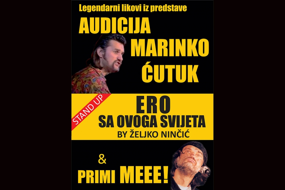 "Ero sa ovoga svijeta" popularna stand up predstava ponovno u kina Sloboda