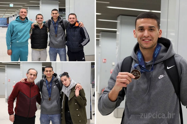 S brončanom medaljom oko vrata Marko Kuraja se vratio u Župu - Večeras doček u dvorani na Mljekari (FOTO)