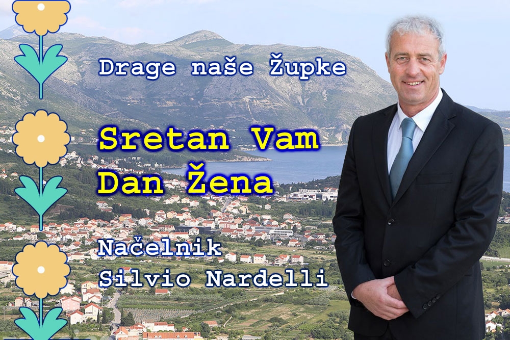 Načelnik Nardelli čestitao Međunarodni dan žena; Hvala svim ženama koja na&scaron;e mjesto čine vrjednijim i bogatijim