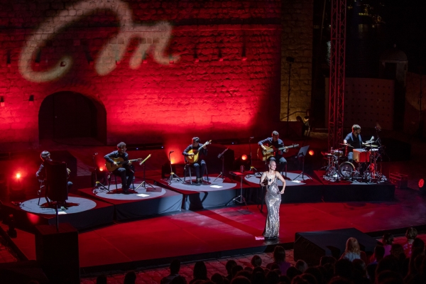 Koncert portugalske fado dive Marize na taraci tvrđave Revelin