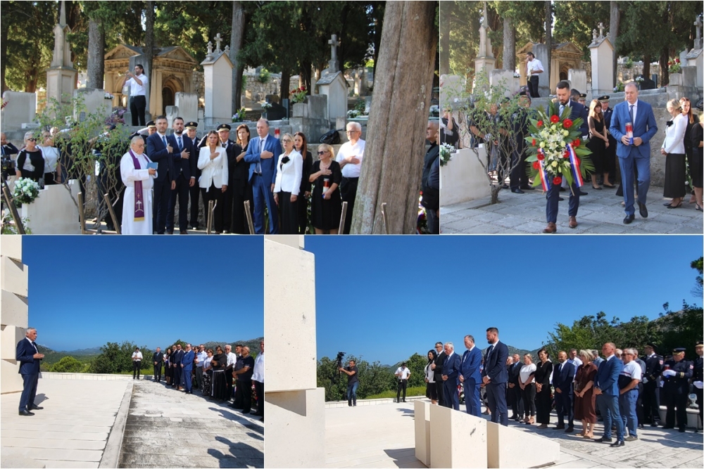 Povodom Dana pobjede i domovinske zahvalnosti i Dana hrvatskih branitelja položeni vijenci na Vjetrenom mlinu i Boninovu