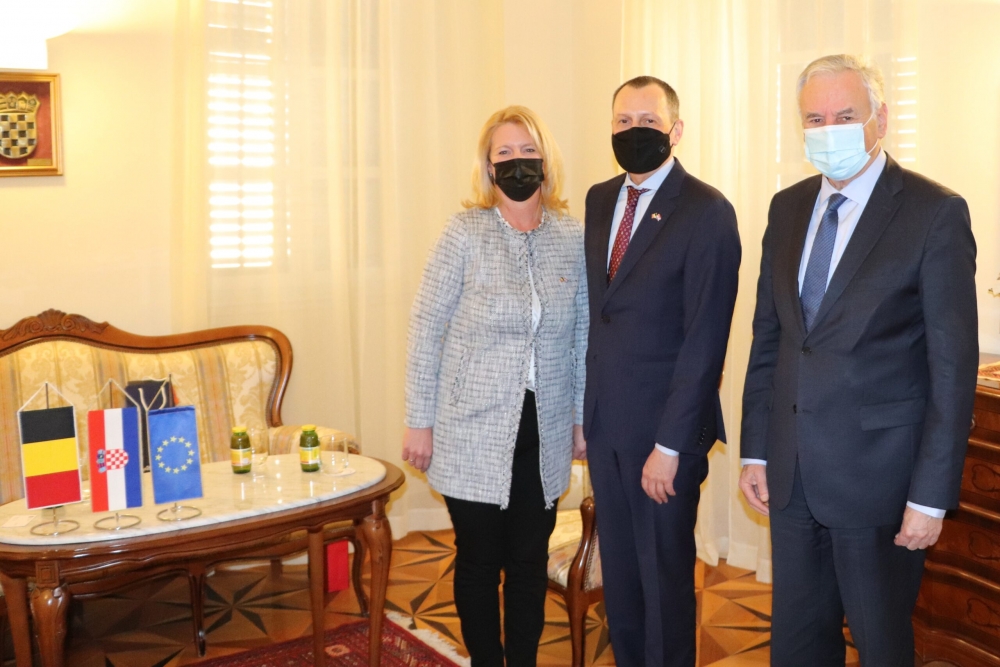 Župan Dobroslavić primio belgijskog veleposlanika Nicolaasa Buycka