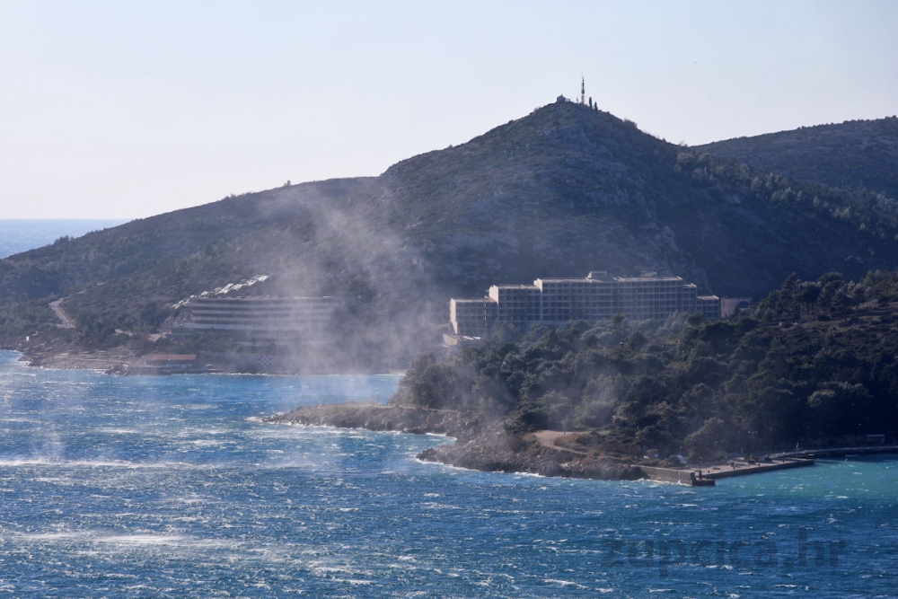 Za dubrovačko područje izdan narančasti meteoalarm; Olujni, moguće i orkanski udari bure
