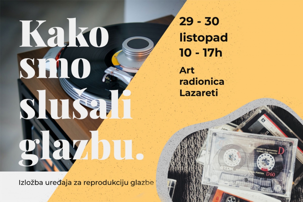 "Kako smo slu&scaron;ali glazbu" - Udruga Dubrovnik 33/45 poziva na izložbu uređaja za reprodukciju glazbe