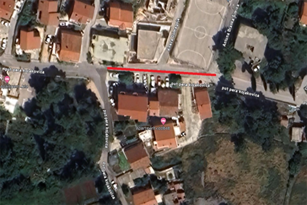 Privremena regulacija prometa na dijelu ulice Put Pera Kojakovića u naselju Čibača