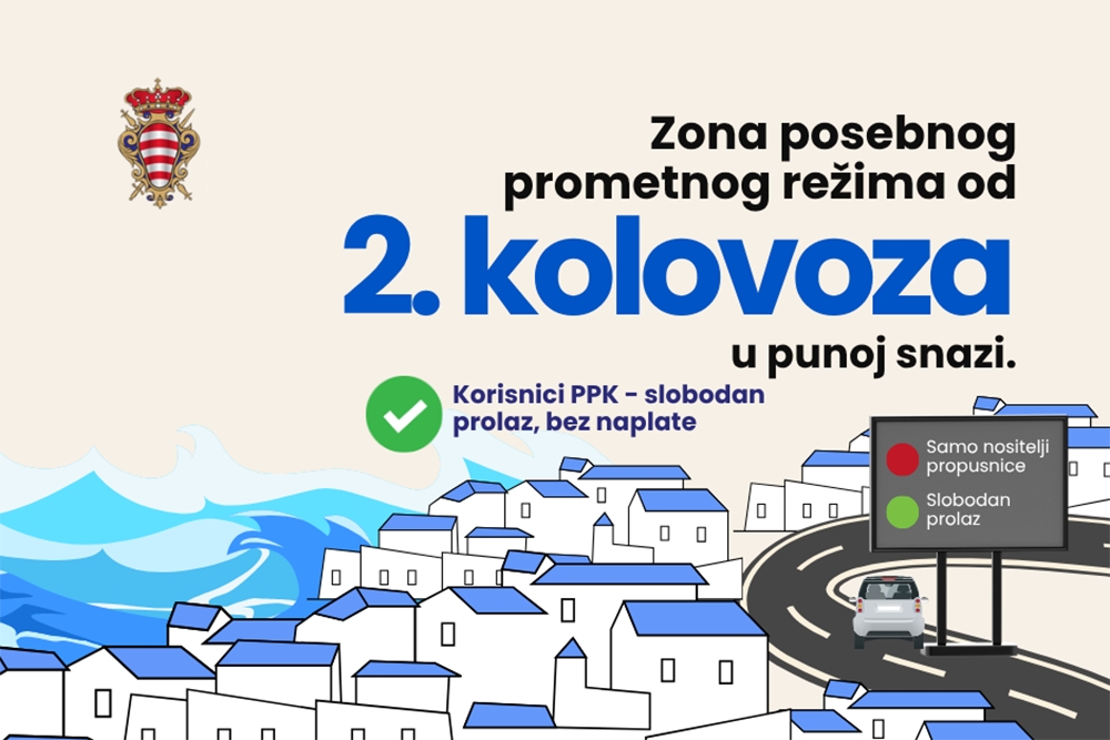 Pravovremeno regulirajte status: Od 2. kolovoza Zona posebnog prometnog režima u punoj snazi