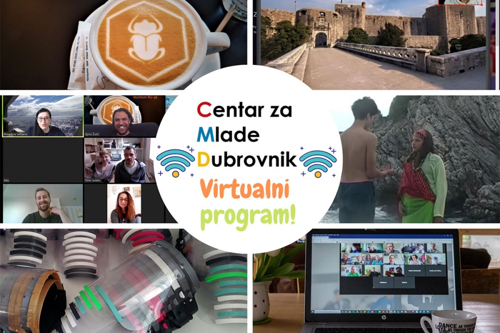 Centar za mlade Dubrovnik; Virtualni program za mlade i sve one koji se tako osjećaju