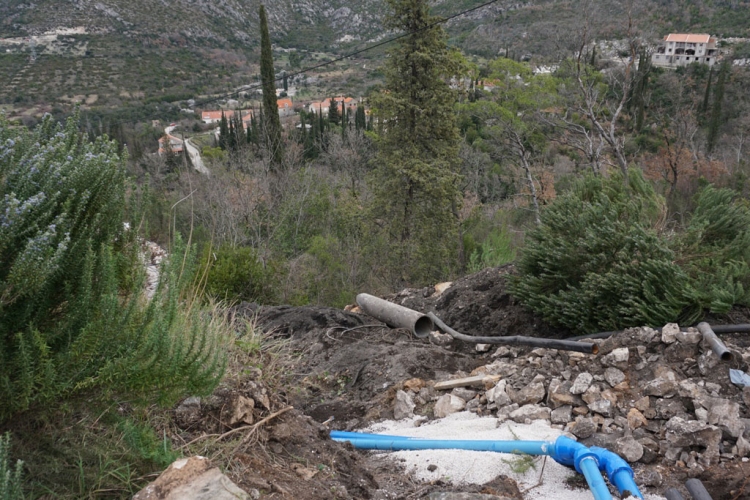Vodovod Dubrovnik; Zamijena postojećeg dotrajalog cjevovoda od crpne stanice &Scaron;umet