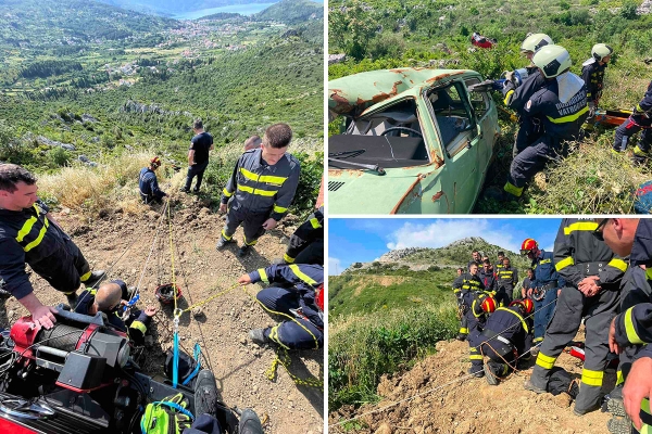 Na Donjem Brgatu održana vatrogasna vježba "Tehnička služba u vatrogastvu" (FOTO)
