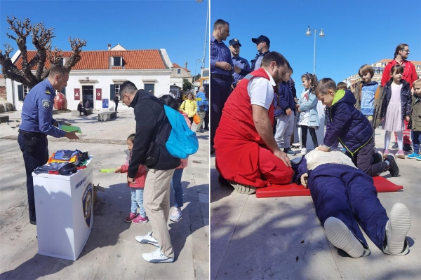Prometna policija i djelatnici hitne pomoći građanima ukazali na važnost zlatnog sata - prvih 60 minuta nakon nesreće