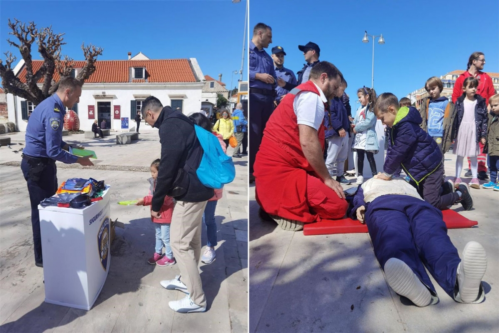 Prometna policija i djelatnici hitne pomoći građanima ukazali na važnost zlatnog sata - prvih 60 minuta nakon nesreće