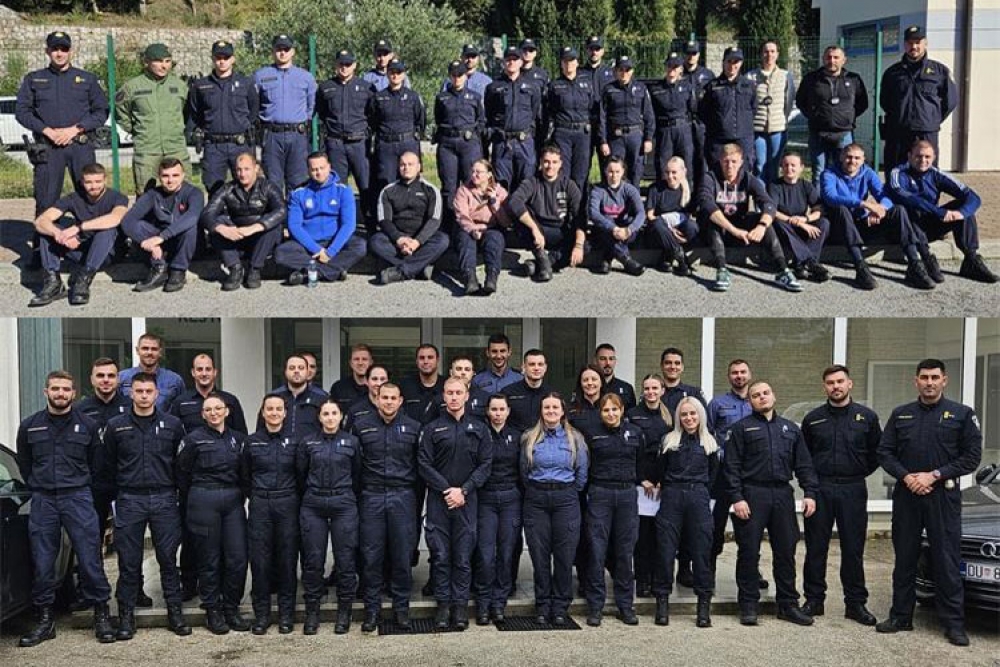 U smje&scaron;tajno-obučnom centru &bdquo;Mladost&ldquo; u Kuparima zavr&scaron;en 126. tečaj granične policije