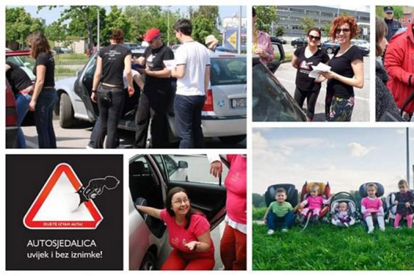 Udruga Roda poziva na besplatan pregled dječjih autosjedalica