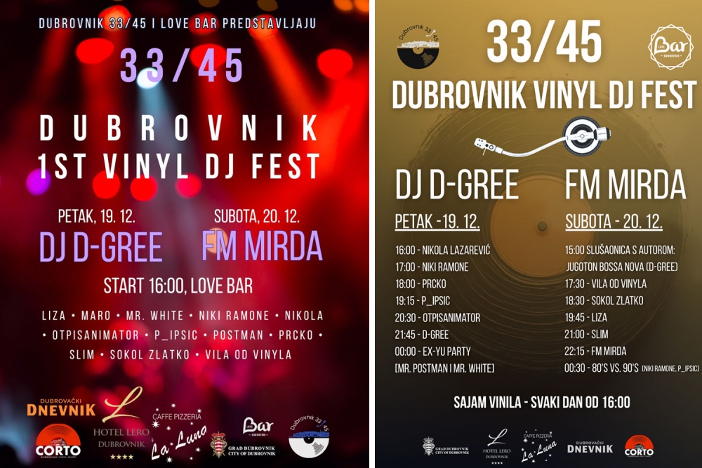 Dubrovnik dobiva prvi Vinyl DJ Fest - Dva dana posvećena vinilu, DJ kulturi i analognom zvuku
